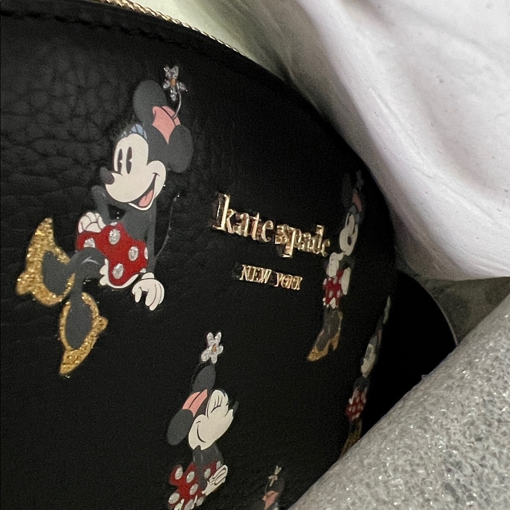 Brand New Kate Spade Minnie Mouse Double Zip Crossbody Purse - Picture 16 of 16